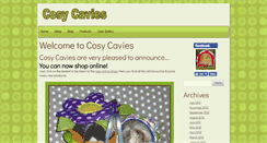 Desktop Screenshot of cosycavies.co.uk